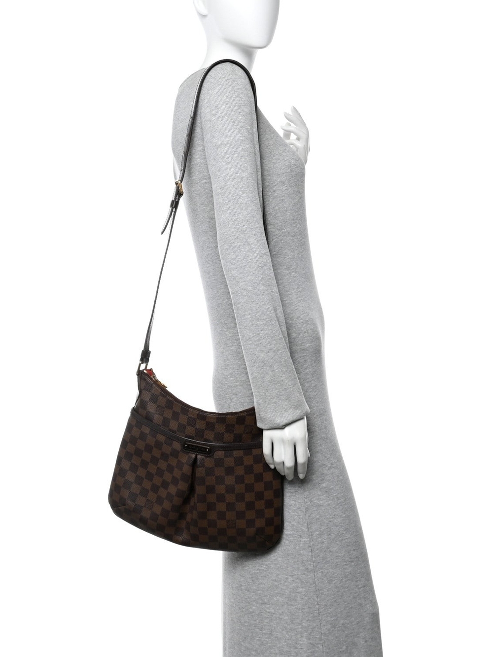 Louis Vuitton Damier Ebene  Bloomsbury PM Brown and Dark Brown Crossbody Bag